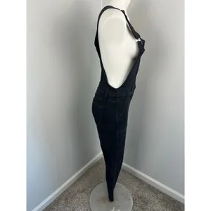 Women's Madewell Denim Dark Wash Overalls XS thumbnail 3