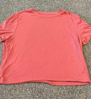 American Eagle Outfitters Pink Crop Top thumbnail 1