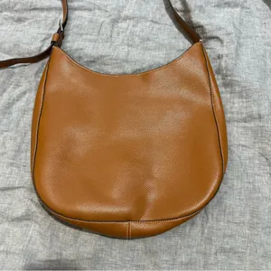 Vera Bradley Outlet Hobo Convertible Crossbody Bag Purse Brown Faux Leather thumbnail 3