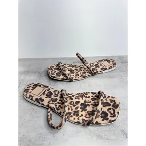 Dolce Vita Sandals‎ Size 7.5 Animal Print Double Strap Flat Sandal thumbnail 6