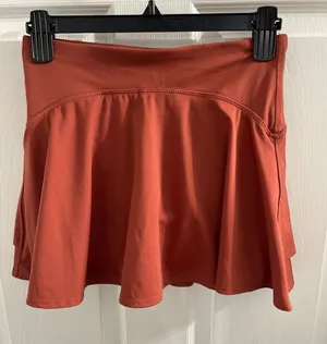 Old Navy High-Waisted PowerSoft Skort Size S Terracotta thumbnail 1