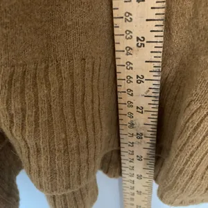 J. CREW Women's Brown Turtleneck sweater M AF023 Merino Wool Alpaca Blend Preppy thumbnail 11