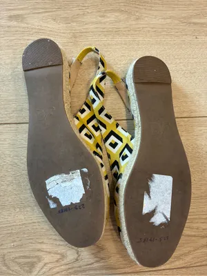Diane Von Furstenberg Women’s Slingback Flat Espadrilles Yellow Size 7 thumbnail 7
