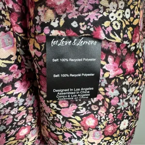 NEW For Love & Lemons Joelle Floral Maxi Dress M thumbnail 6