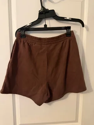 Divided Brown Athletic Lounge Shorts, Sz S thumbnail 2