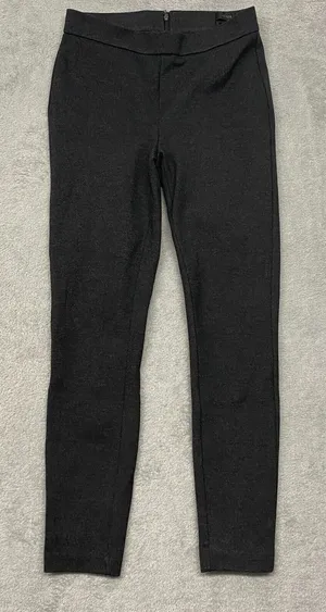 J Crew Pants Womens Small Gray Pixie Back Zip‎ Viscose Skinny Mid Rise Office thumbnail 1