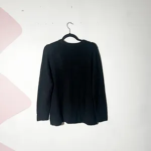 J.Crew Sweater Women's Medium Black Wool Blend Oversized Cozy thumbnail 2