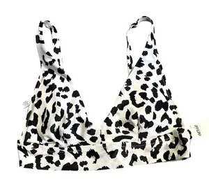Aerie Leopard Print Scoop Bikini Top NWT – XS thumbnail 1