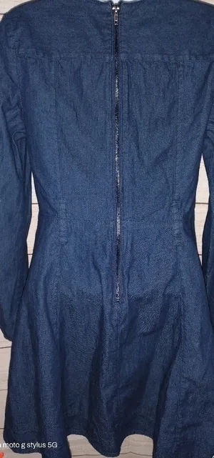 FREE People Denim Long Sleeve Dress Defect‎ thumbnail 4