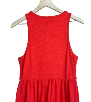 J. Crew Women’s Coral Sleeveless Nautical Button Front A-Line Dress #88409 Size S thumbnail 7