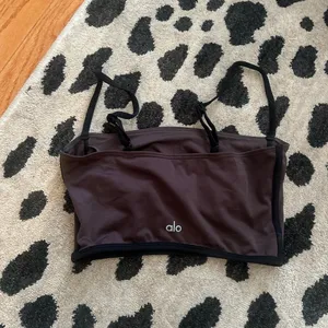 ALO Yoga Maroon Crop Top thumbnail 3