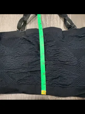 NWT Halara Black Textured Tube Top thumbnail 8
