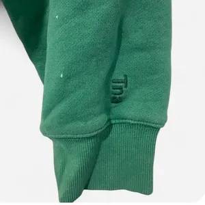 Aritzia TNA Cozy Fleece Green Boyfriend Zip Hoodie Oversized Small thumbnail 6