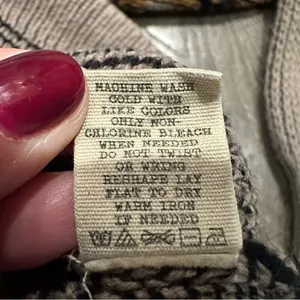 Gimmicks By Bke Buckle Women's Sweater Size M Fair Isle Cropped Oversized Boho thumbnail 8