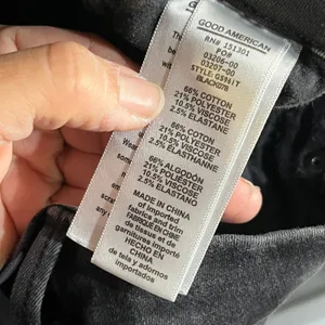 Good American Good‎ Straight High Rise Jeans Zip Fly Women Black Size 4 / 27 thumbnail 4