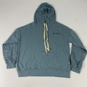 Magnolia Hoodie Womens Medium Blue Pullover Fleece Hooded Relaxed‎ Embroidered thumbnail 1