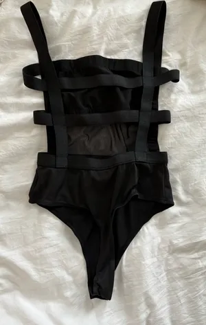 superdown Strappy Black Bodysuit thumbnail 5