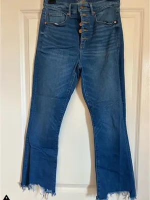 Loft Jeans Crop Kick High-Rise thumbnail 1