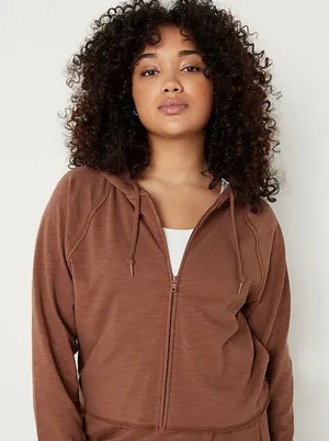 PINK Summer Lounge Cotton Zip‎ Ip Hoodie thumbnail 1