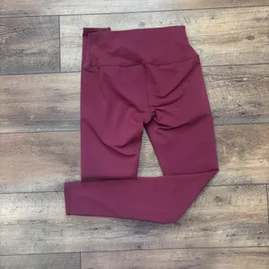 Alo Yoga High-Waist Airbrush Legging Burgundy Small 28.5" Inseam Activewear Yoga thumbnail 4