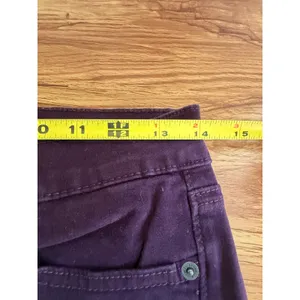 Lucky Brand Brooke Legging Jeans Purple Velour Skinny Pants Size 6/28 thumbnail 12