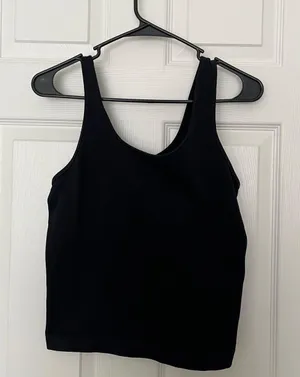 A New Day Black Tank Top thumbnail 1