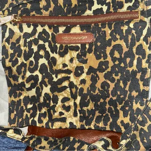 Rebecca Minkoff Leopard Print Cotton Large Tote Bag thumbnail 4