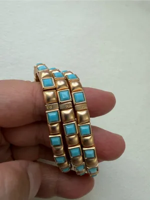 NWOT Roxanne assoulin three bracelets set Gold thumbnail 3