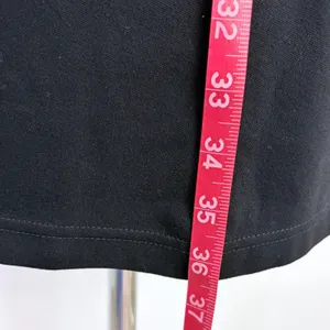 Club Monaco Sheath Dress Black Sleeveless Ruched Side Viscose Blend Size M thumbnail 8