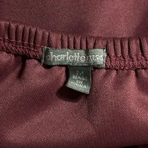 Charlotte Russe Strapless Twist Front Tube Top | Wine Red | Size M thumbnail 3