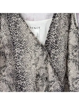 VENUS Women's Size 4 Snake Print Romper thumbnail 2