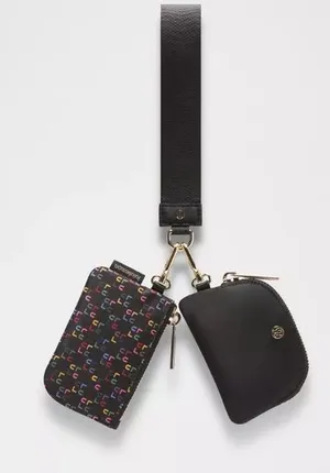 NWT lululemon athletica dual punch Black Multi Color Logo thumbnail 1