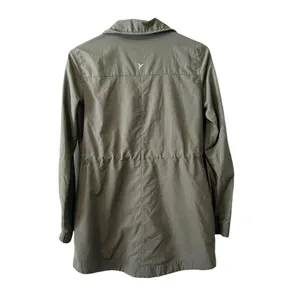 Old Navy Active Womens Windbreaker Jacket Lightweight Size‎ XS Green Drawstring thumbnail 2