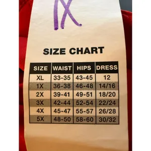 Ashley Stewart Racing Red Satin Panel Medium Control Shapewear Bodysuit Women 1X thumbnail 5