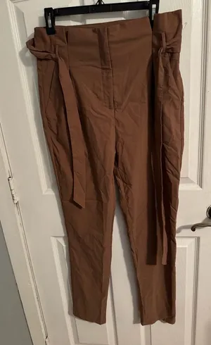 NWOT Brown Pants Size L thumbnail 1