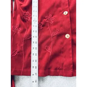 Vintage Country Wear Casuals 2 Piece Suit Dress Red Cottagecore Womens Small thumbnail 6