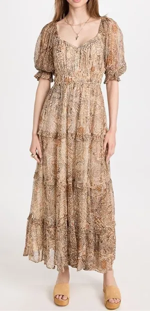Cleobella Arabella Ankle Dress XL Kaleidoscope thumbnail 1