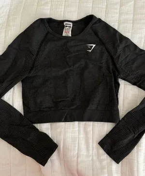 Gymshark Vital Seamless Long Sleeve Cropped thumbnail 1