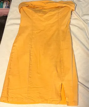 That’s So Fetch Orange Strapless Mini Dress Size 6 thumbnail 2