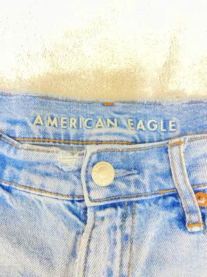 American Eagle Outfitters blue denim shorts #americaneagle #denim thumbnail 3