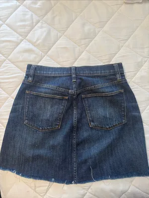 J. Crew Denim Mini Skirt thumbnail 4