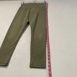 Aerie Chill Play Move Olive Leggings Women’s Medium | High Rise Soft Activewear thumbnail 5