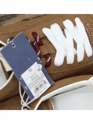 NWT Universal Thread JoJo Sneakers Double Lace Low Top 94462319 Brown 10M thumbnail 10