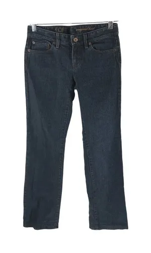 LOFT Original Bootcut Womens Jeans Size 0 Dark Wash Cotton Blend thumbnail 1