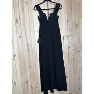 NWT Lulus Daring Elegance Black Sleeveless Mermaid Maxi Dress Holiday Sz XS FLOW thumbnail 5