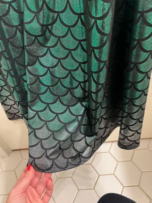 Mermaid costume skirt Green Size M thumbnail 3