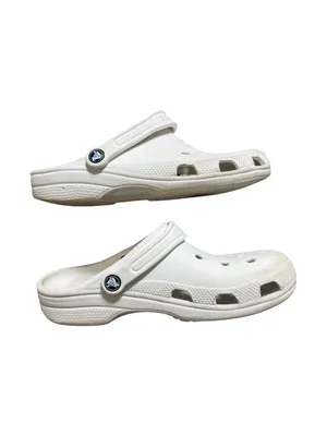 Crocs Unisex Adult Classic Clog US 8M White thumbnail 3