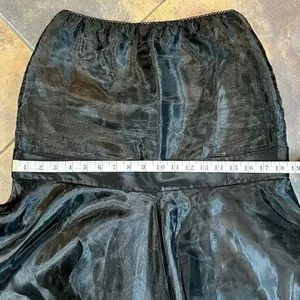 Victor Costa Women’s Black Tulle Long Skirt Medium thumbnail 4