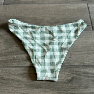 Mimi swim gingham bikini bottom White thumbnail 2