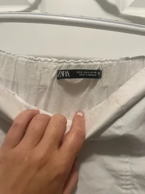 ZARA Strapless Jumpsuit Cargo thumbnail 4